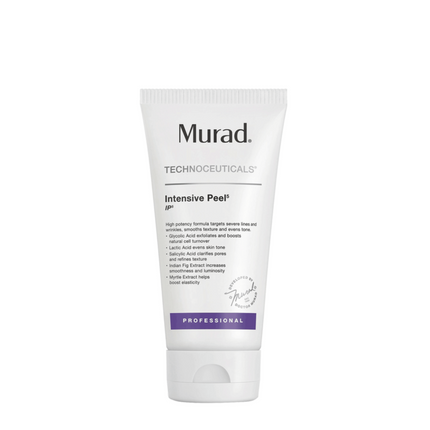 This Intensive Peel formulated for spa professionals quickly and dramatically reduces the appearance of wrinkles with powerful exfoliators while infusing the skin with long-lasting hydration. Enjoy dramatic improvements in texture and tone without the severe level of irritation characteristic of a high-performance peel. 