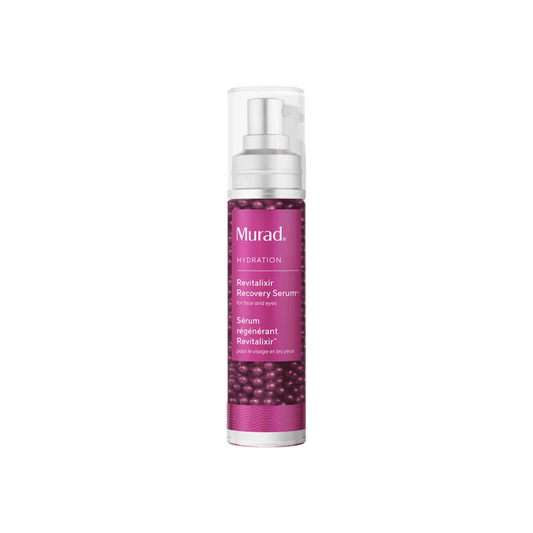  Sphere-infused serum for the face and eyes smooths stress lines, reduces under-eye puffiness and dark circles, and renews vibrancy immediately and over time. A skin-relaxing blend of neuropeptide, paracress and cannabis sativa seed oil helps smooth while boosting softness and moisture. 