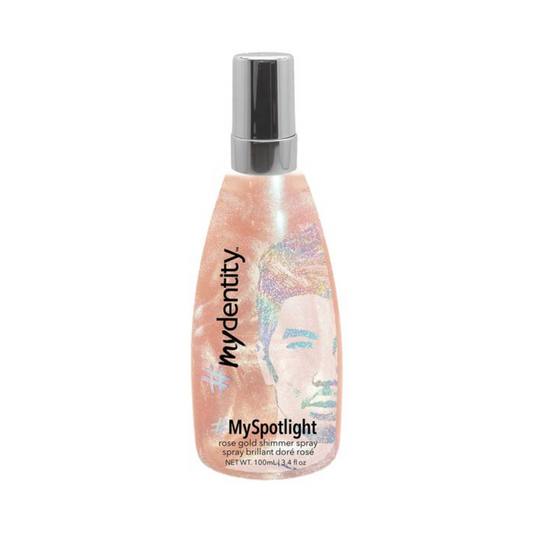 What is it?  Adds a subtle, reflective rose gold shimmer that gives high definition shine. It easily absorbs into hair for smoother, healthier-looking locks.  How to use it?  Shake well Mist over dry hair for a tinted shimmer that increases moisture and tames flyaways.