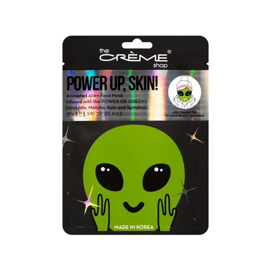 The Crème Shop - Power Up, Skin! Animated Alien Face Mask - Power of Greens