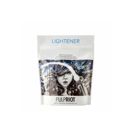 Rapid lift powder bleach to lighten the hair in foil, on scalp and hair painting techniques