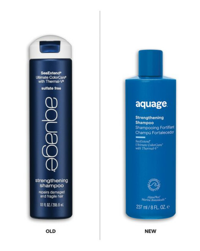 Aquage Strengthening Shampoo is ideal for chemically-treated, fragile or brittle hair.