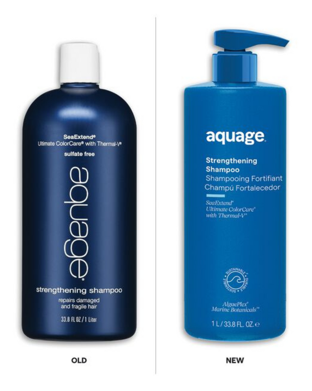 Aquage Strengthening Shampoo is ideal for chemically-treated, fragile or brittle hair.
